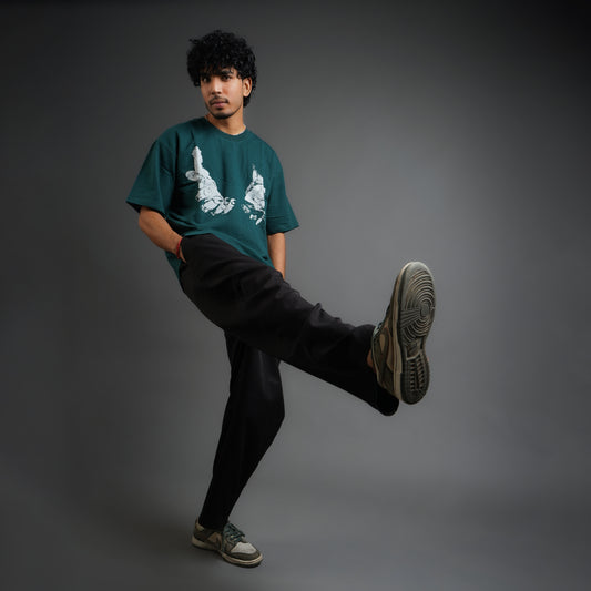 SKULLTA CHAMELEON DARK GREEN T-SHIRT [UNISEX]