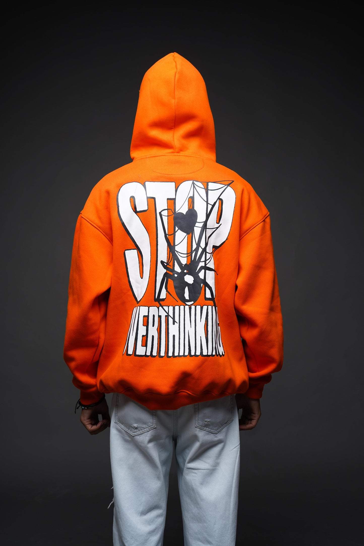 SKULLTA ORANGE HOODIE [UNISEX]