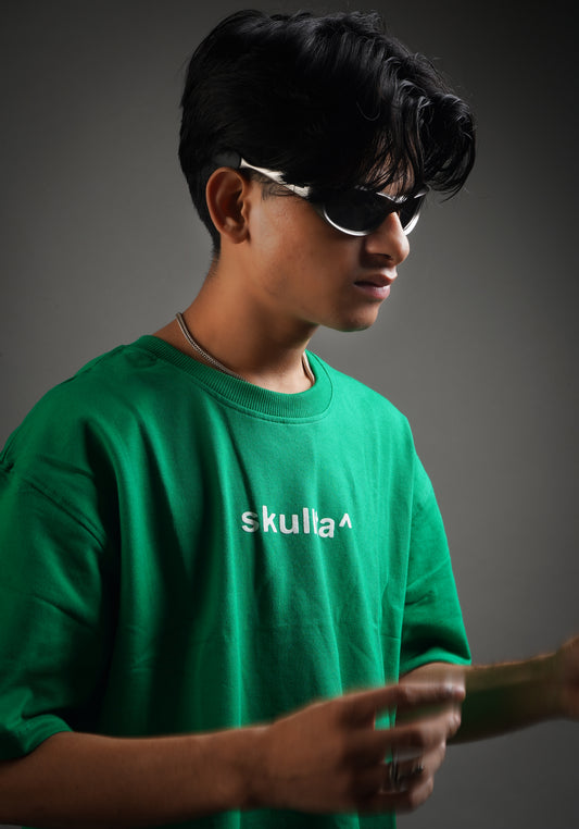 SKULLTA PARROT GREEN T-SHIRT [UNISEX]