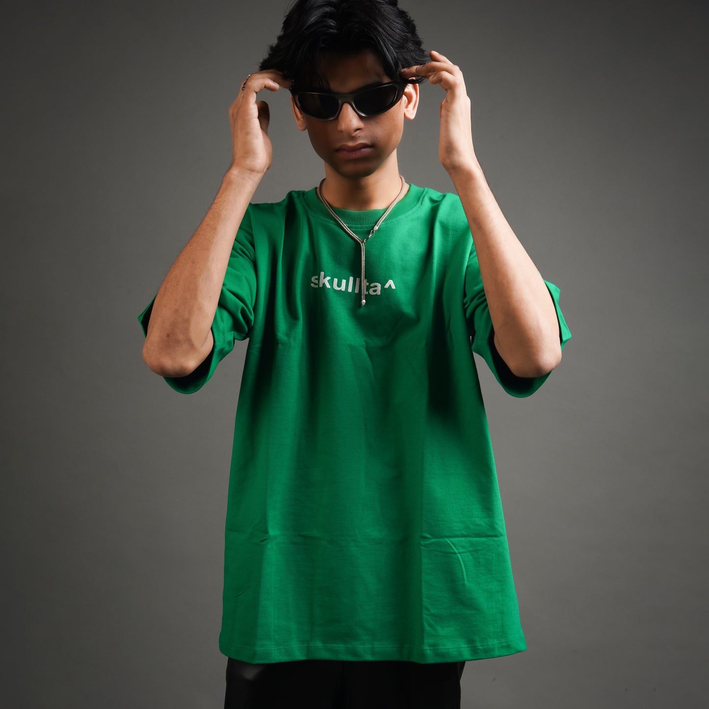 SKULLTA PARROT GREEN T-SHIRT [UNISEX]