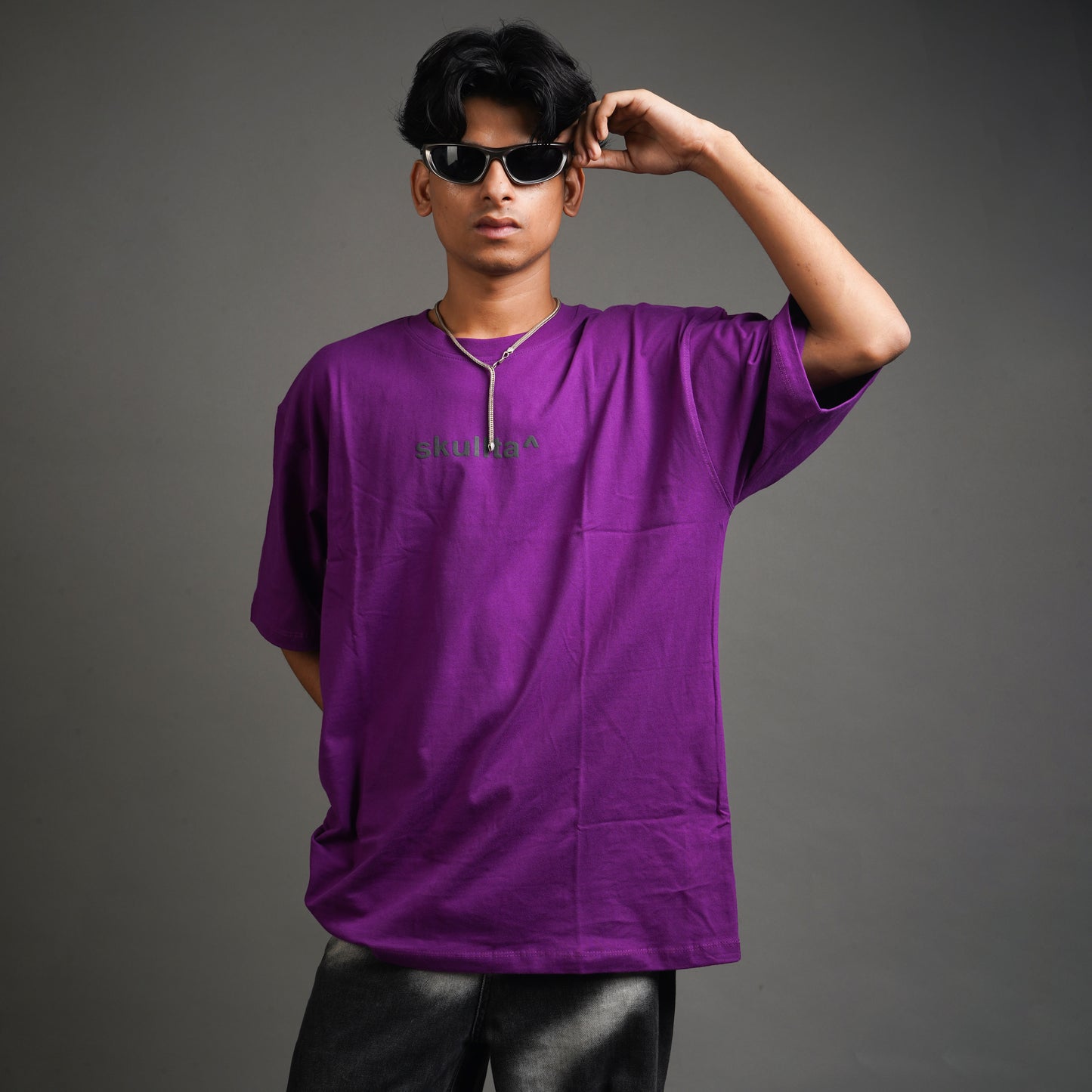 SKULLTA GRAMMA VOILET T-SHIRT [UNISEX]