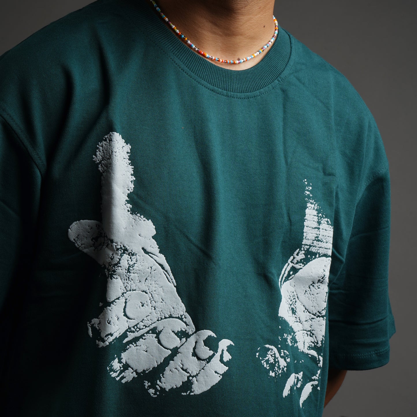 SKULLTA CHAMELEON DARK GREEN T-SHIRT [UNISEX]