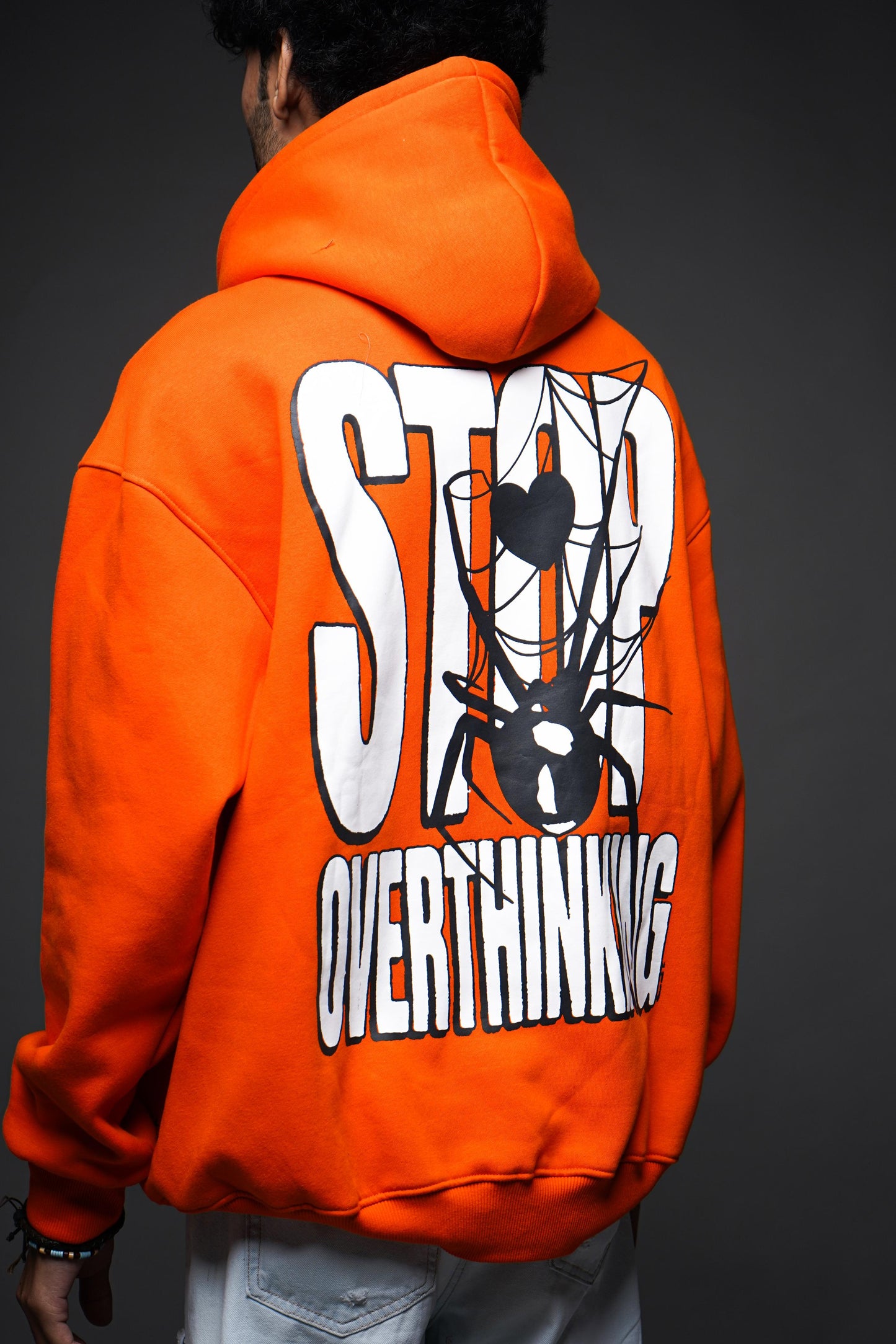 SKULLTA ORANGE HOODIE [UNISEX]