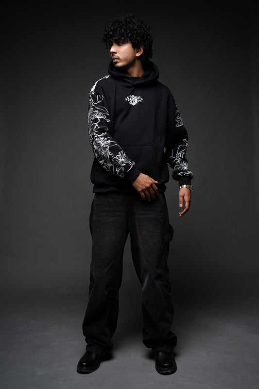 SKULLTA BLACK HOODIE [UNISEX]